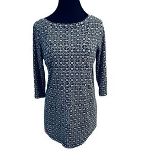 J. Jill 3/4 Sleeve Top Shirt Pima Cotton & Spandex 26” Length 35” Bust XS Petite